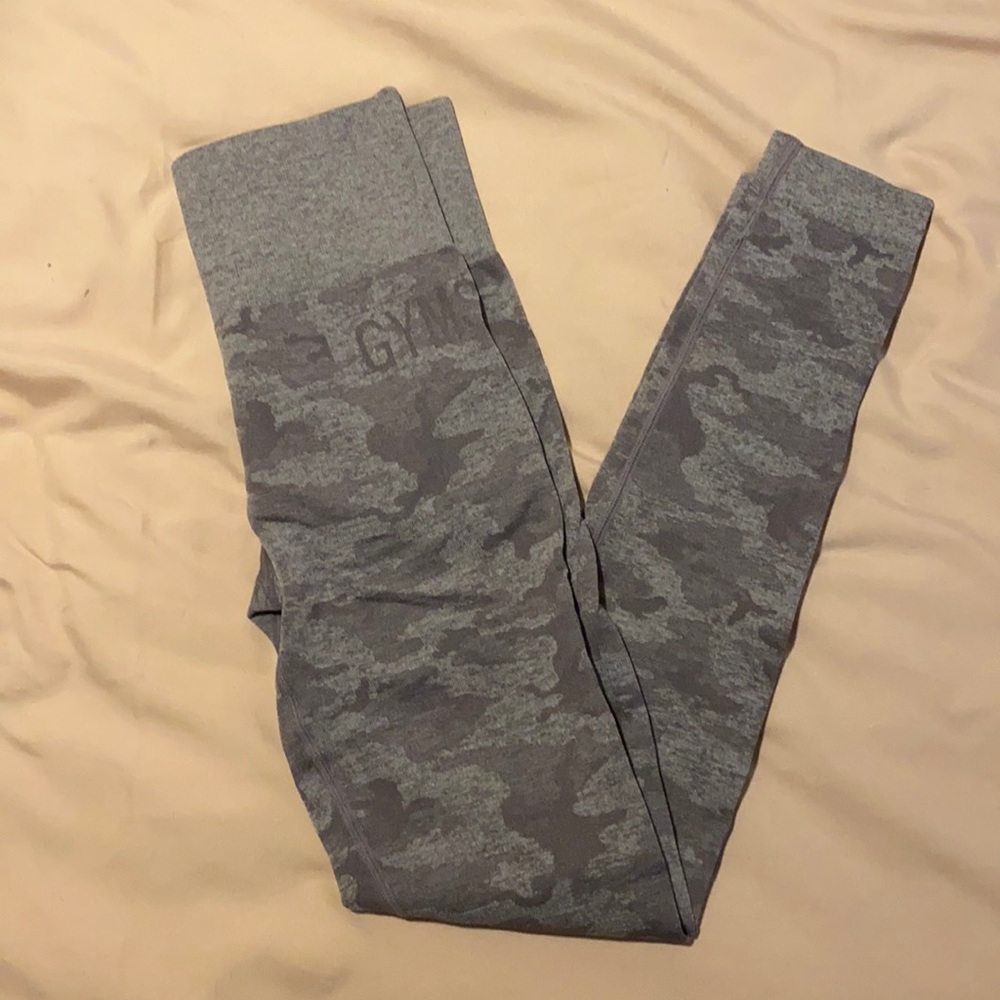 Purple camo leggings